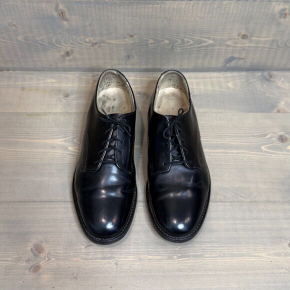 Wolverine World Wide, Inc. 2001 Black Leather Military Dress Shoes 9.5 W - Picture 3 of 7